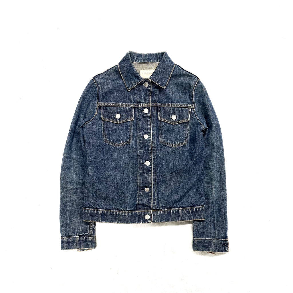 VINTAGE WOMENS HELMUT LANG DENIM JACKET.