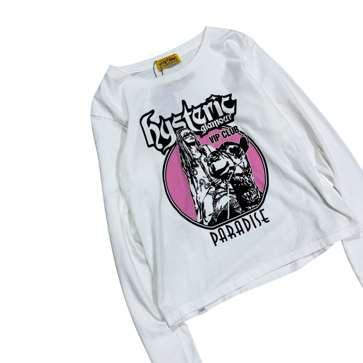 HYSTERIC GLAMOUR VIP CLUB PARADISE LONGSLEEVE SHIRT.