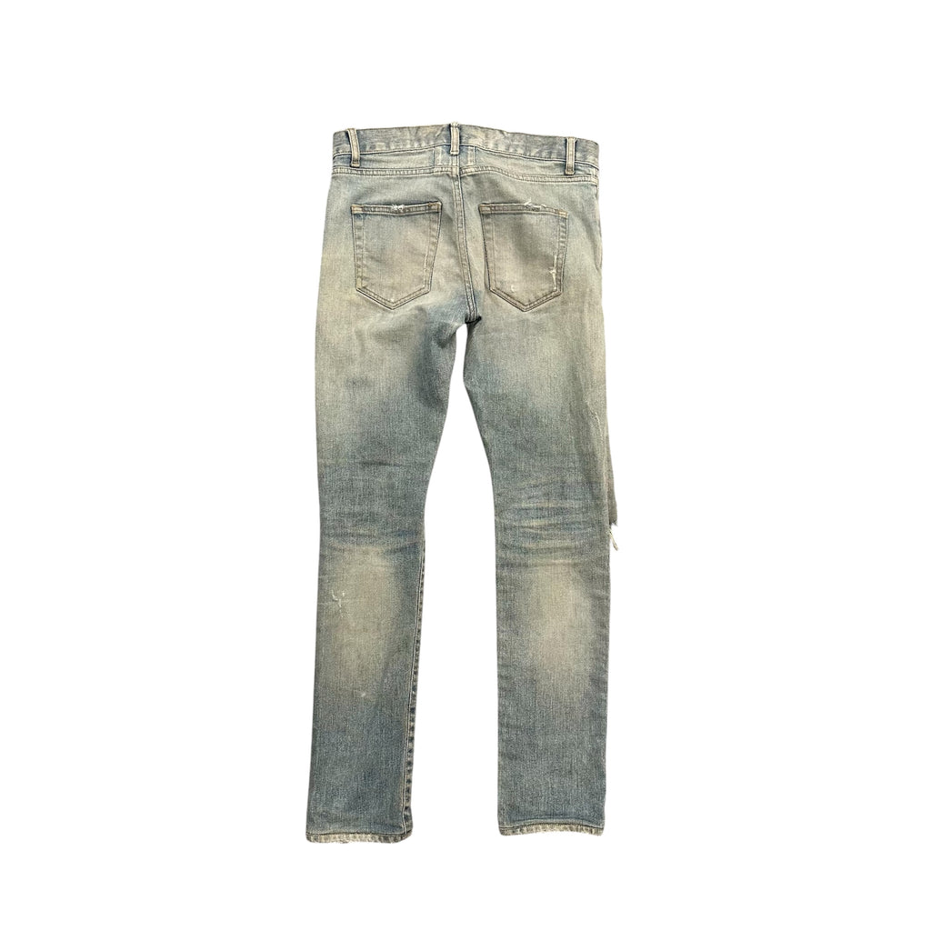 SAINT LAURENT D-02 CRASH DENIM
