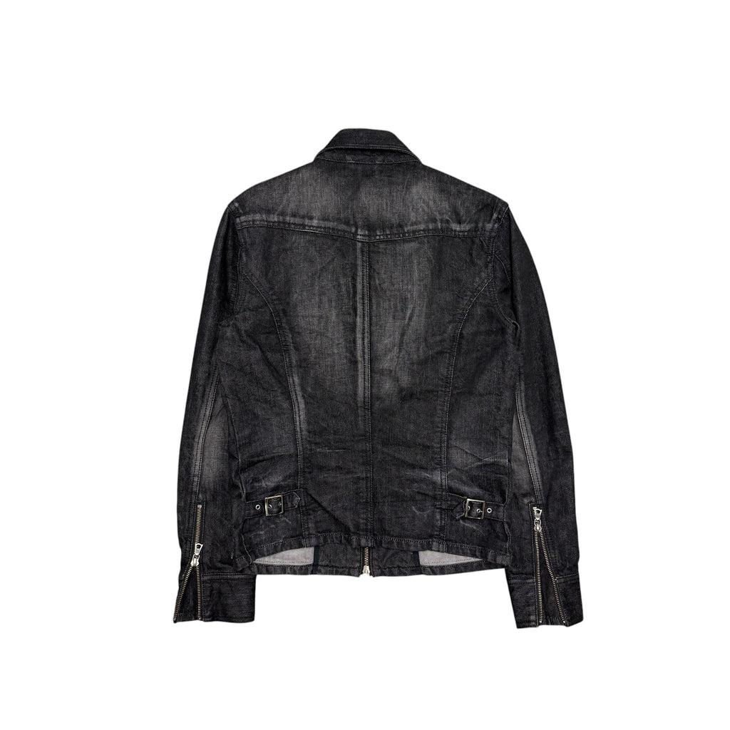 NO ID BLACK DENIM JACKET.