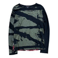 CUSTO BLACK PSYCHEDELIC LONGSLEEVE SHIRT.