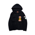 HYSTERIC GLAMOUR KNITTED ZIP UP JACKET.
