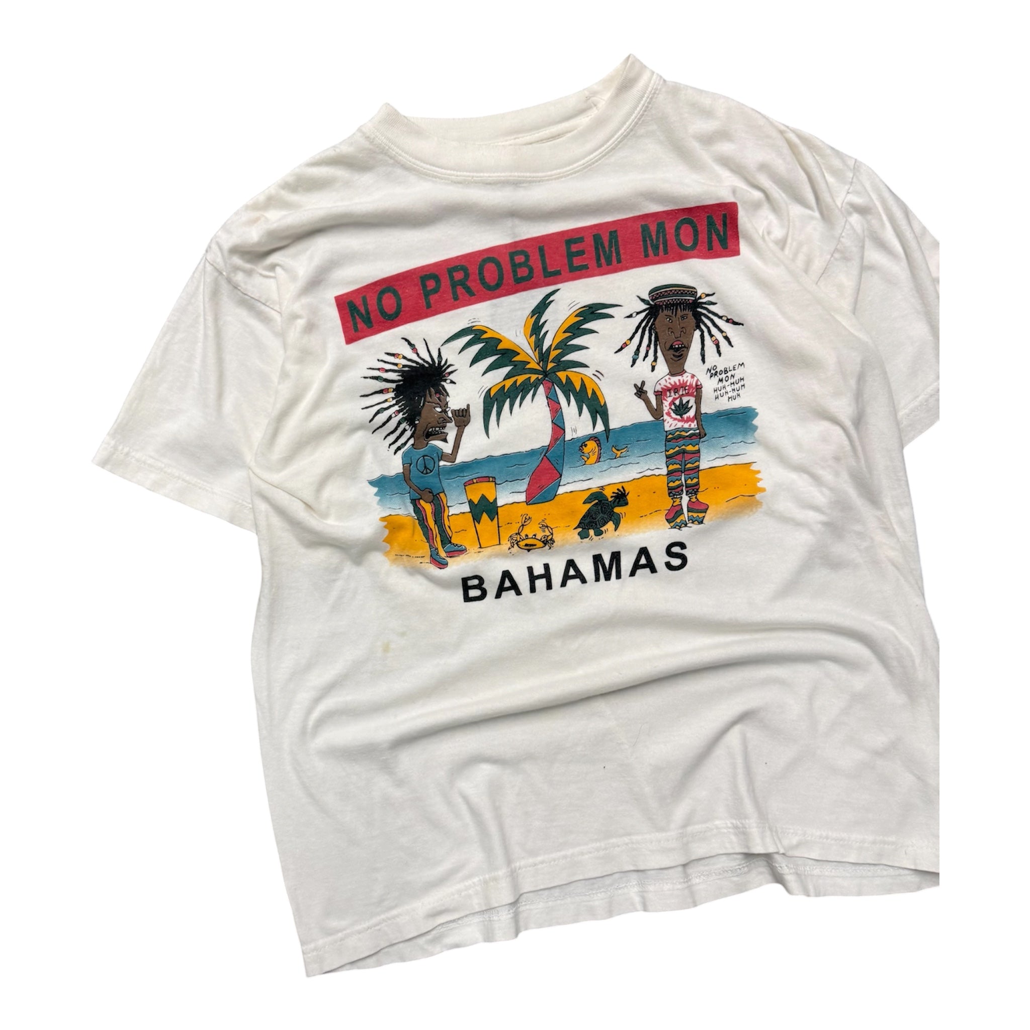 VINTAGE BEAVIS & BUTTHEAD BAHAMAS SPIN-OFF TEE.
