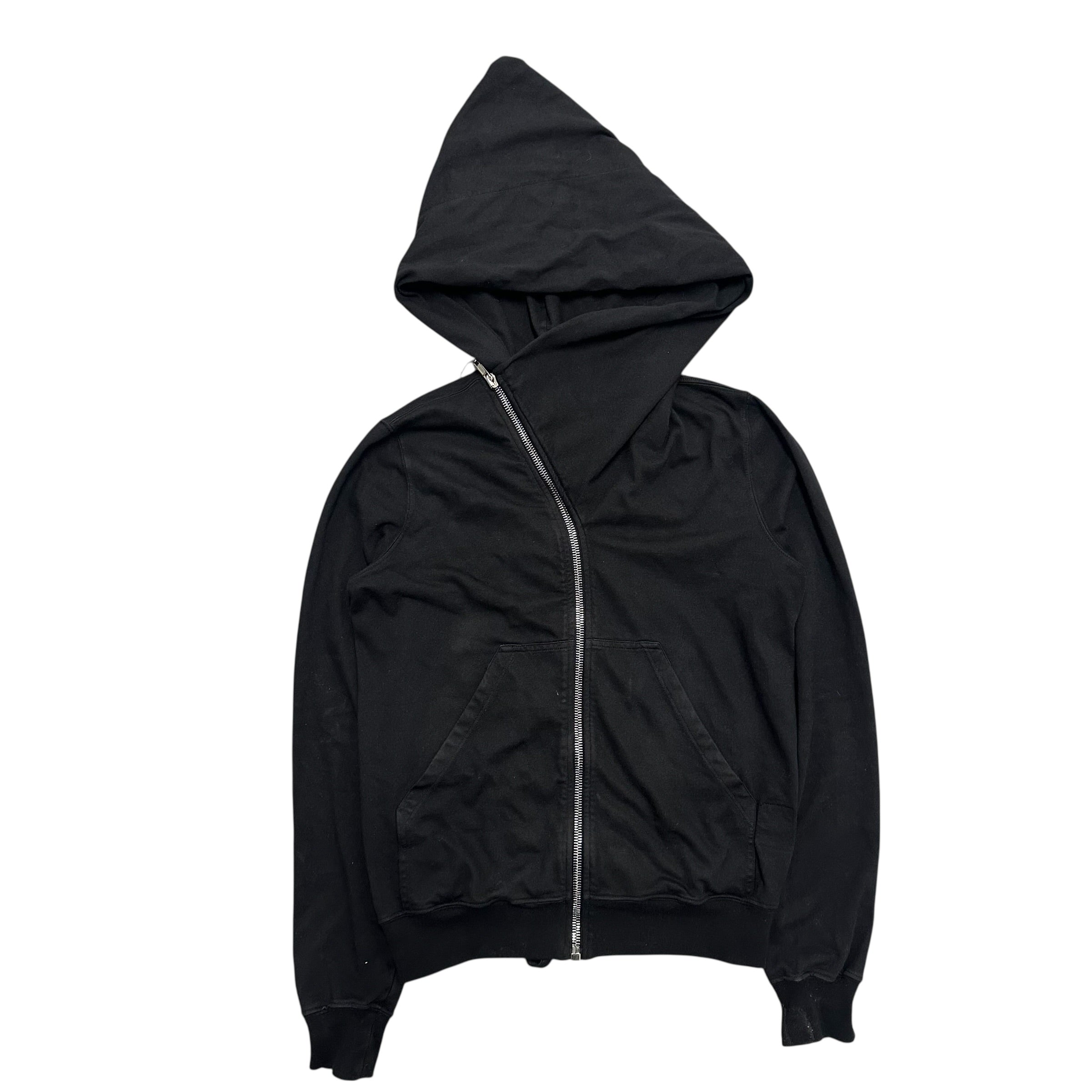 RICK OWENS MOUNTAIN ZIP HOODIE.