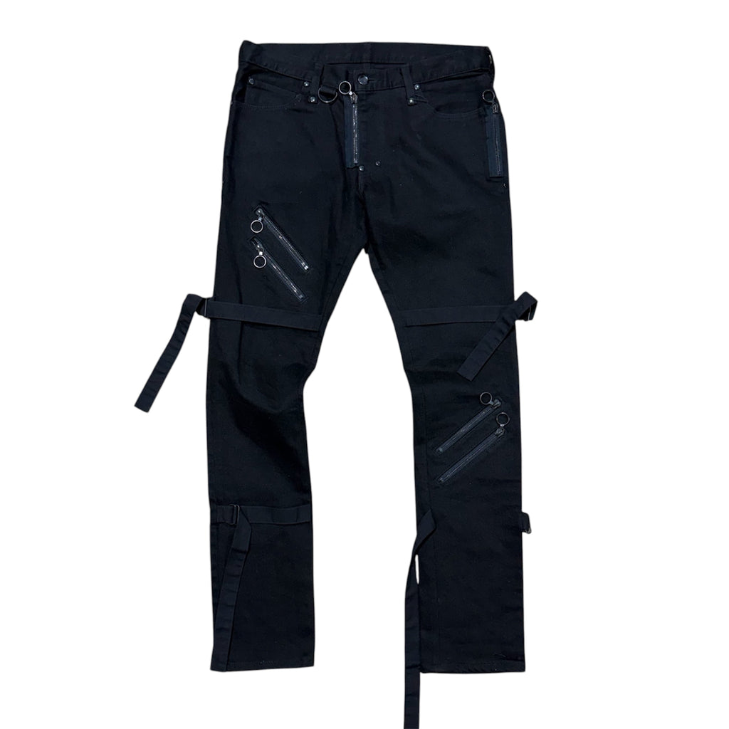 NUMBER (N)INE BLACK BONDAGE DENIMS.