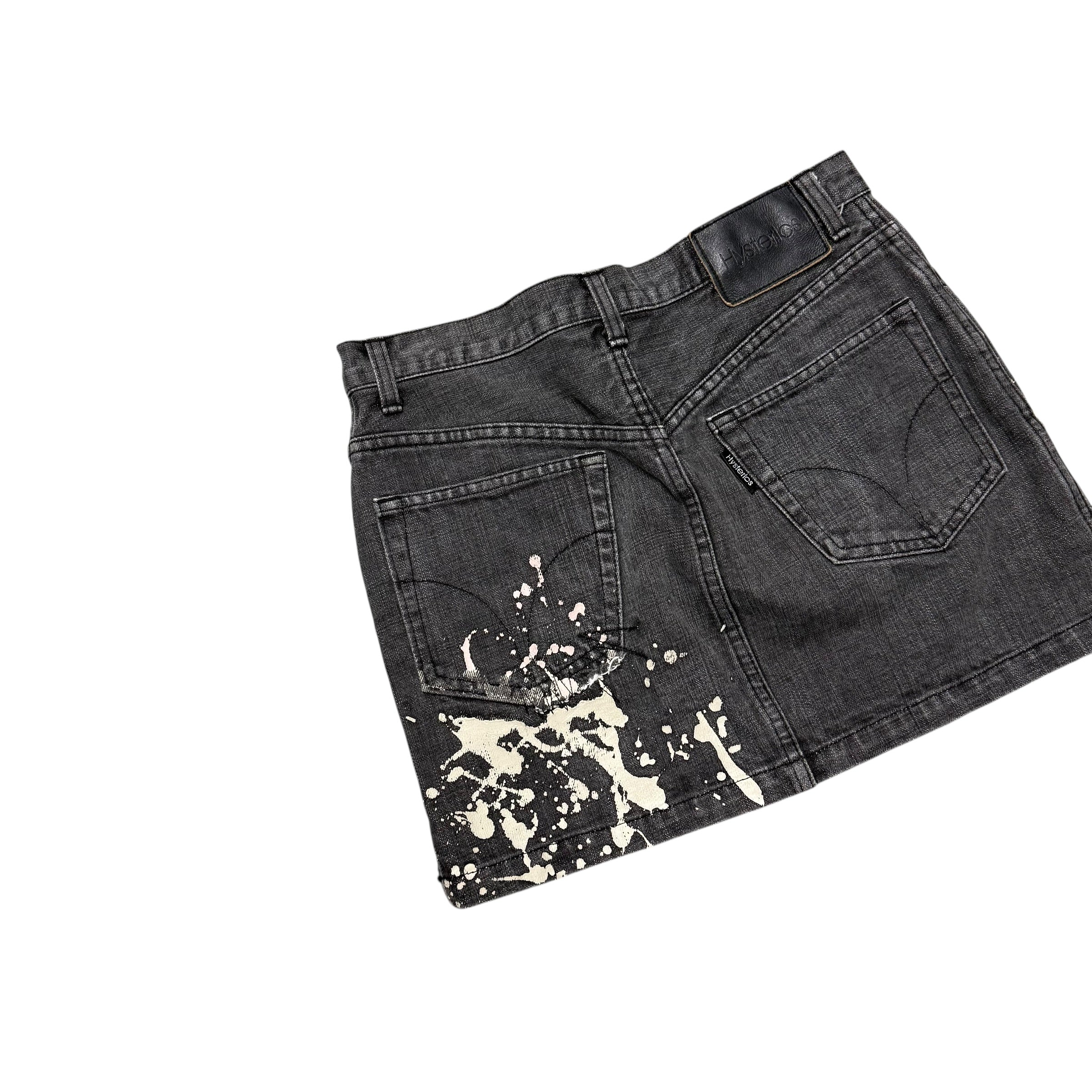 BLACK HYSTERIC GLAMOUR SKIRT.
