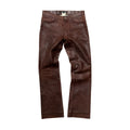 VINTAGE BROWN HORSE LEATHER PANTS.