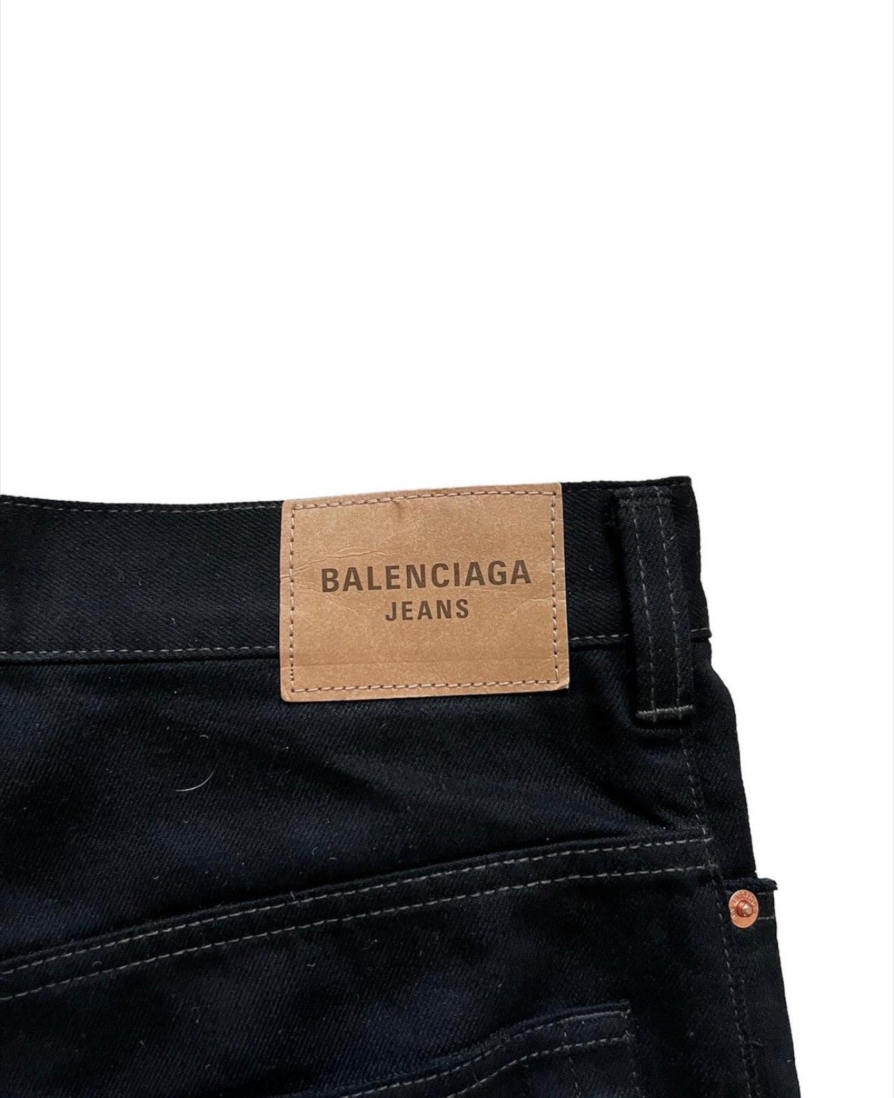 BALENCIAGA AFTERWORLD ‘21 BOXER DESTROYER DENIM.