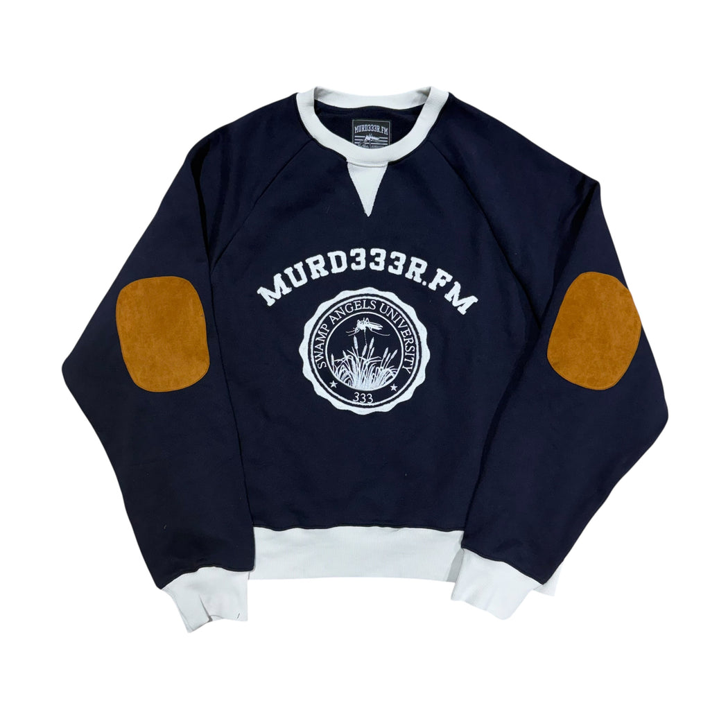 MURD333R.FM “SWAMP ANGELS UNIVERSITY” SWEATER.