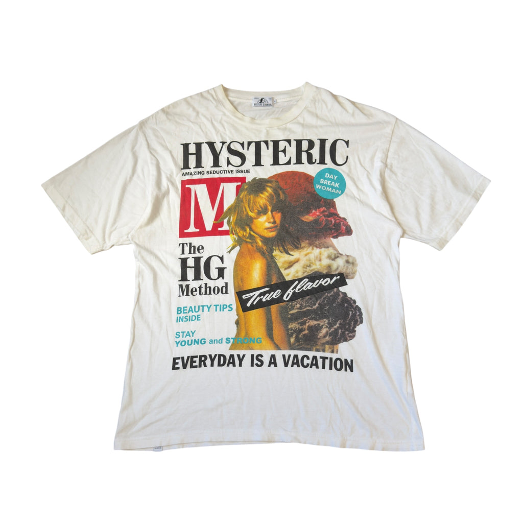 HYSTERIC GLAMOUR “DAY BREAK WOMEN” TEE.