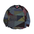 SUPREME SS23 PATCHWORK LONGSLEEVE SHIRT.