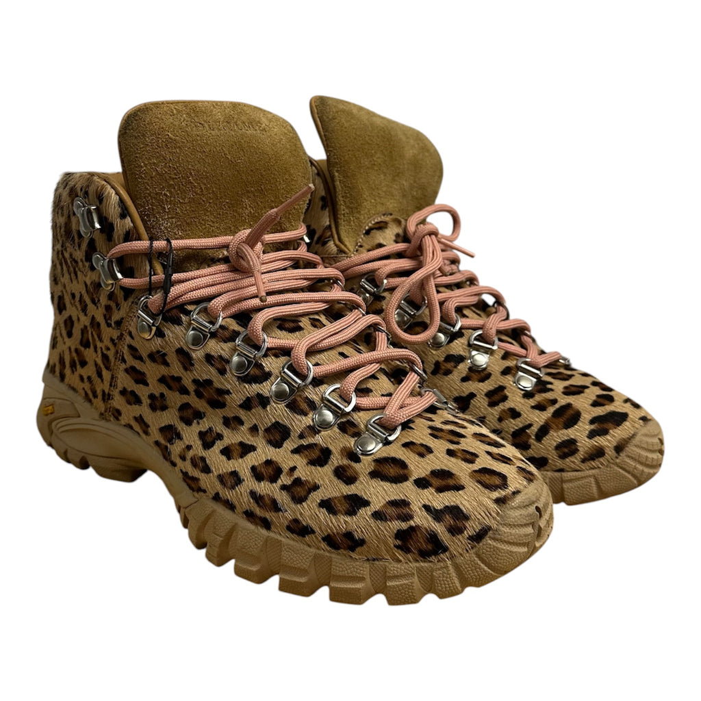 DIEMME MASER LT HIKER CHEETAH PRINT BOOTS.
