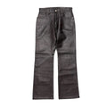 PPFM BROWN LEATHER PANTS.