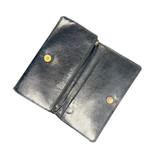 BALENCIAGA CITY NAVY WALLET.