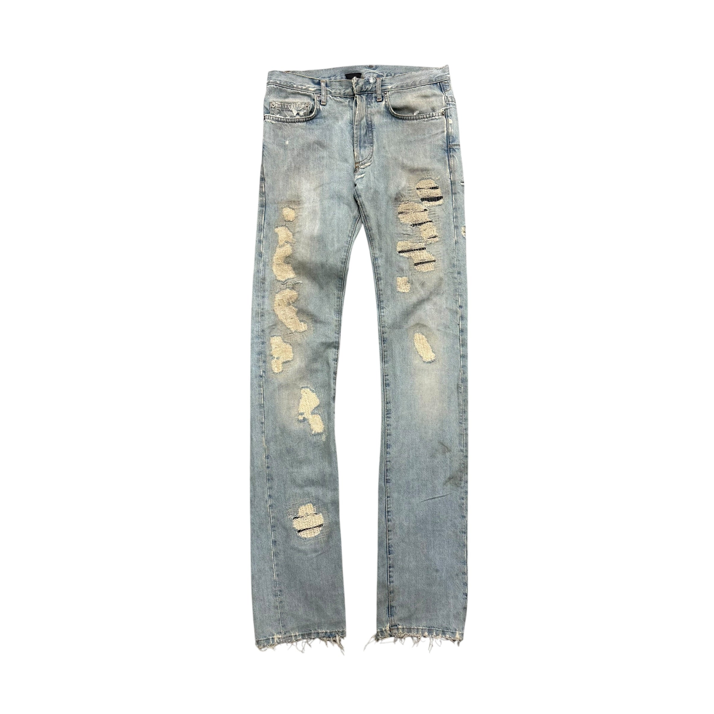 DIOR HOMME SS06 CRASH DENIM.