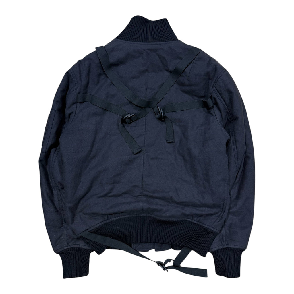 HELMUT LANG BONDAGE BOMBER JACKET.