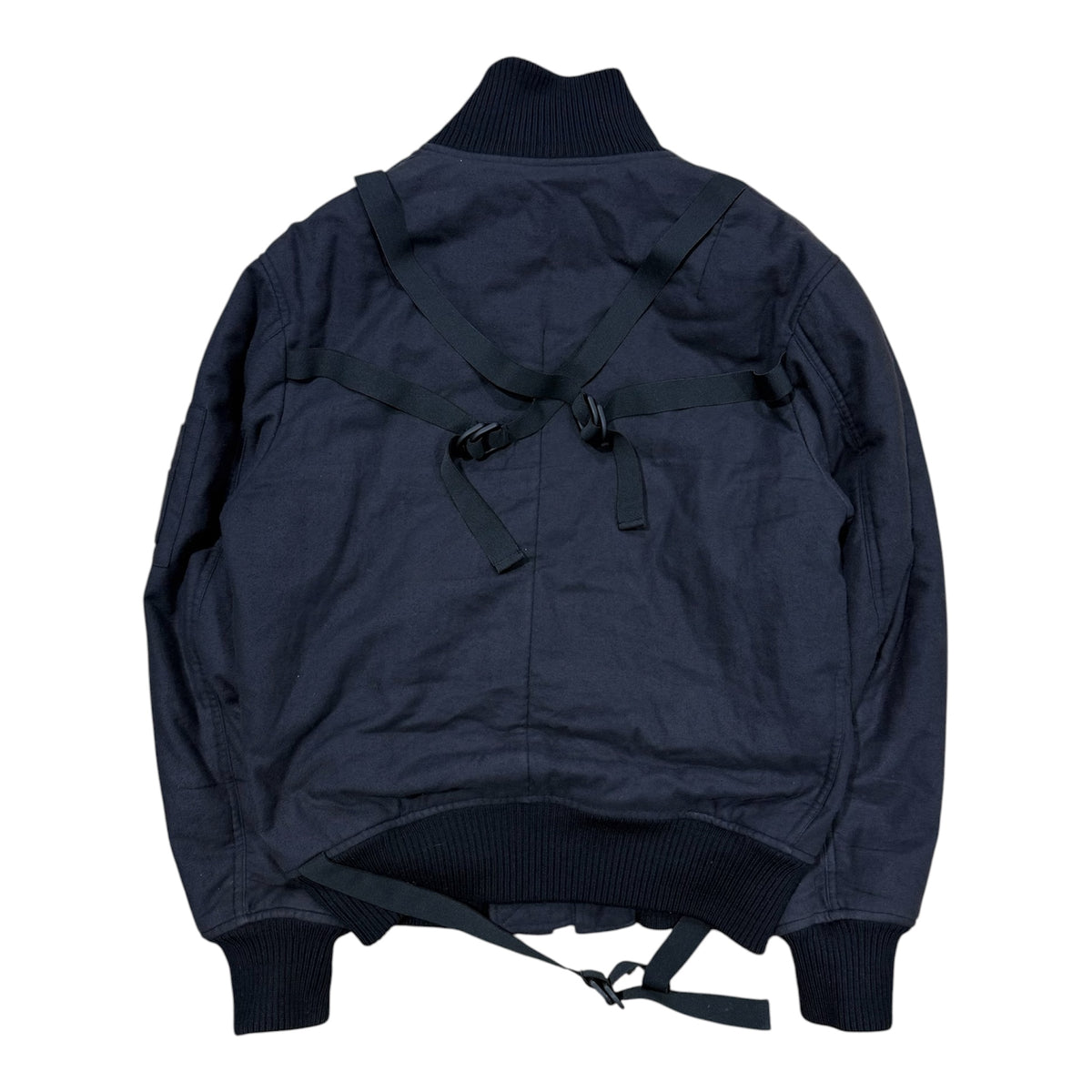 HELMUT LANG BONDAGE BOMBER JACKET.