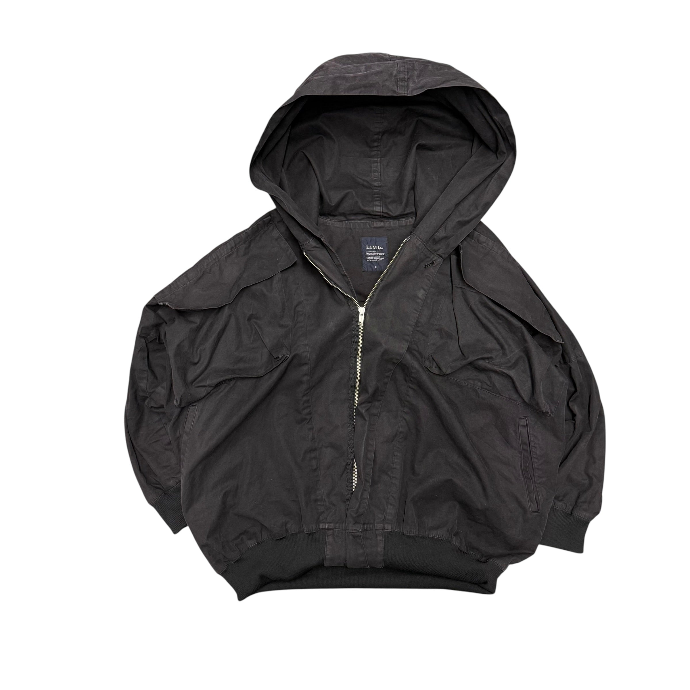 LIMI FEU BONDAGE ZIP UP PARKA.
