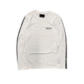 NUMBER (N)INE WHITE LONGSLEEVE LOGO HIT TEE.