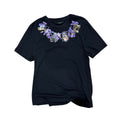 GIVENCHY FLORAL DOGCHAIN TEE.