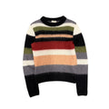 SAINT LAURENT AW17 STRIPED MOHAIR SWEATSHIRT.