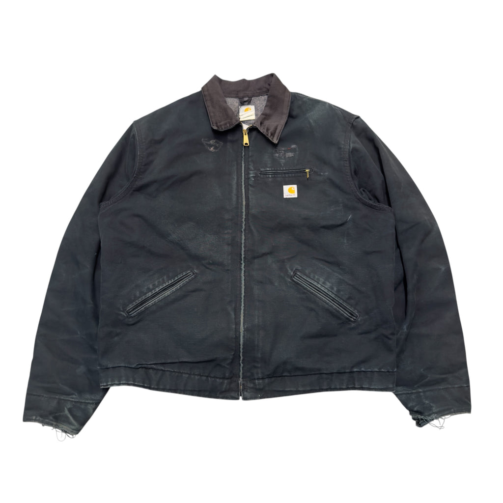 CARHARTT FADED GRAY DETROIT JACKET.