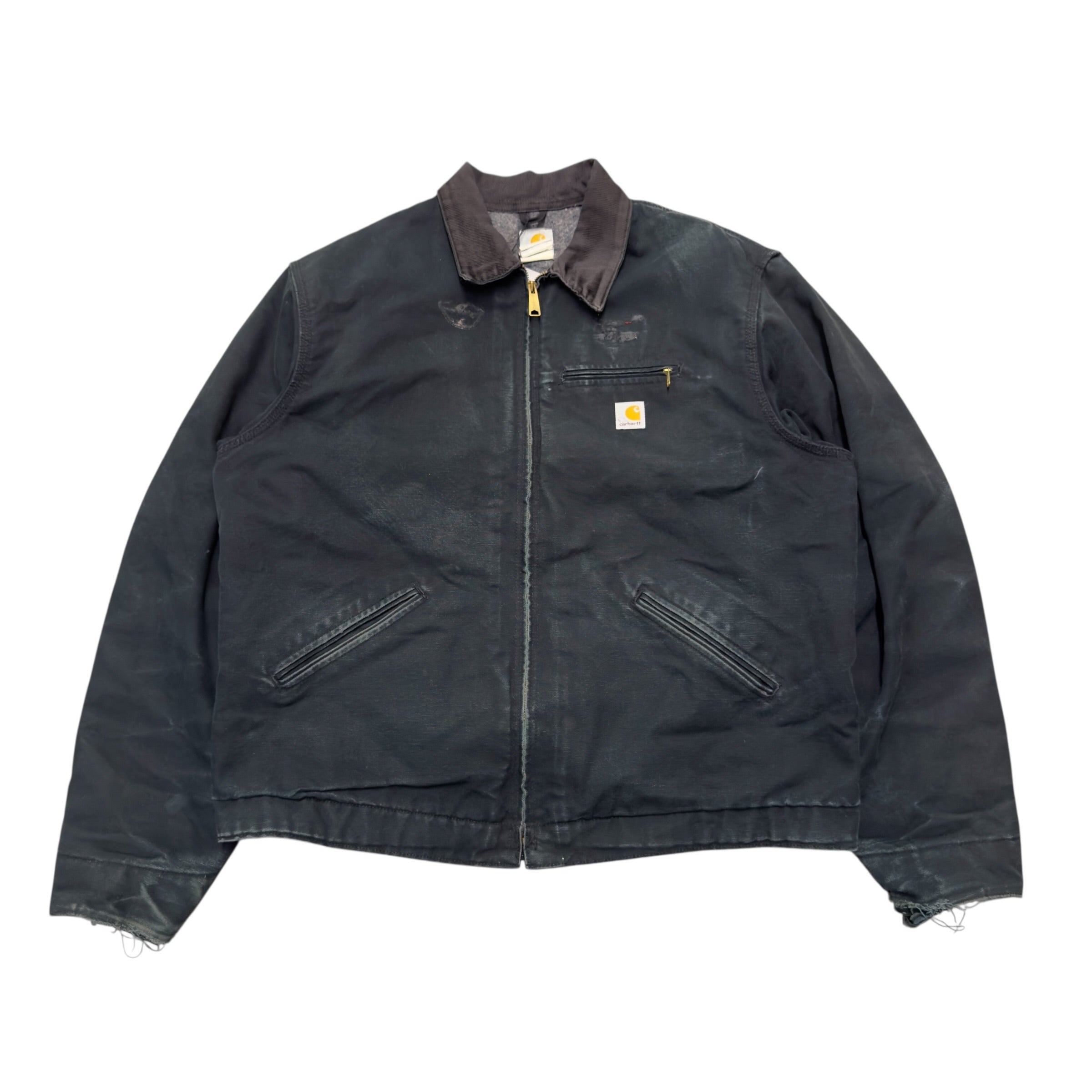 CARHARTT FADED GRAY DETROIT JACKET.