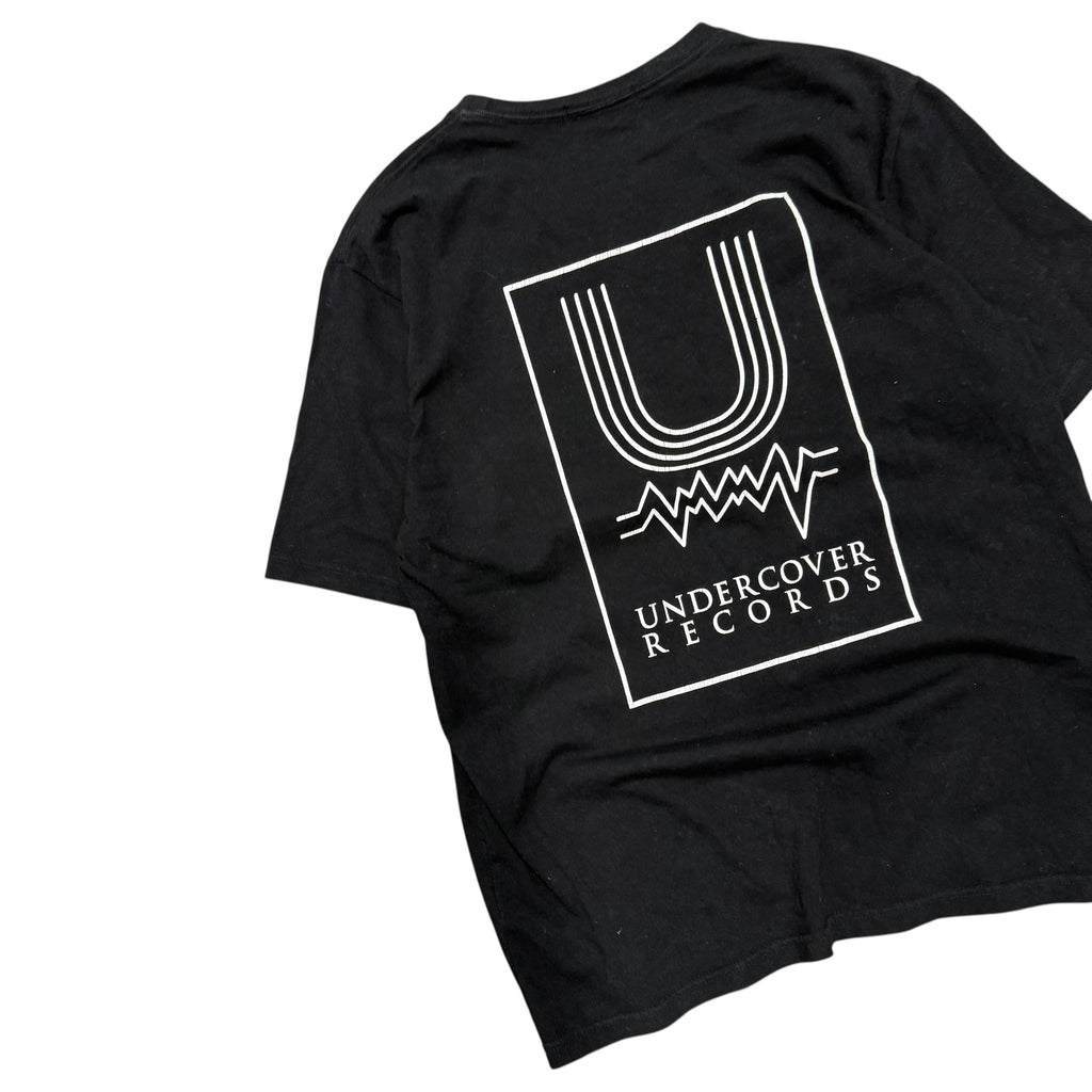 BLACK UNDERCOVER RECORDS TEE.