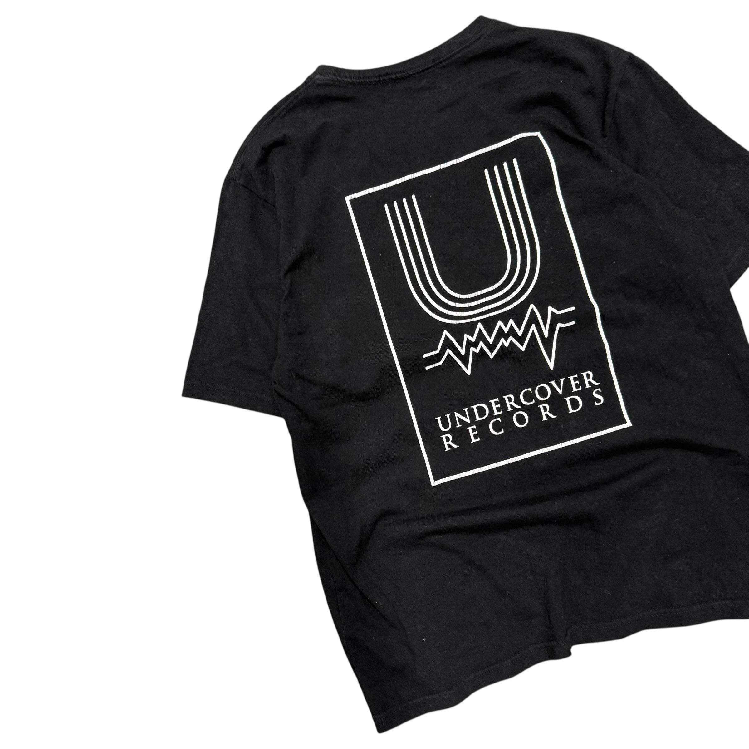 BLACK UNDERCOVER RECORDS TEE.