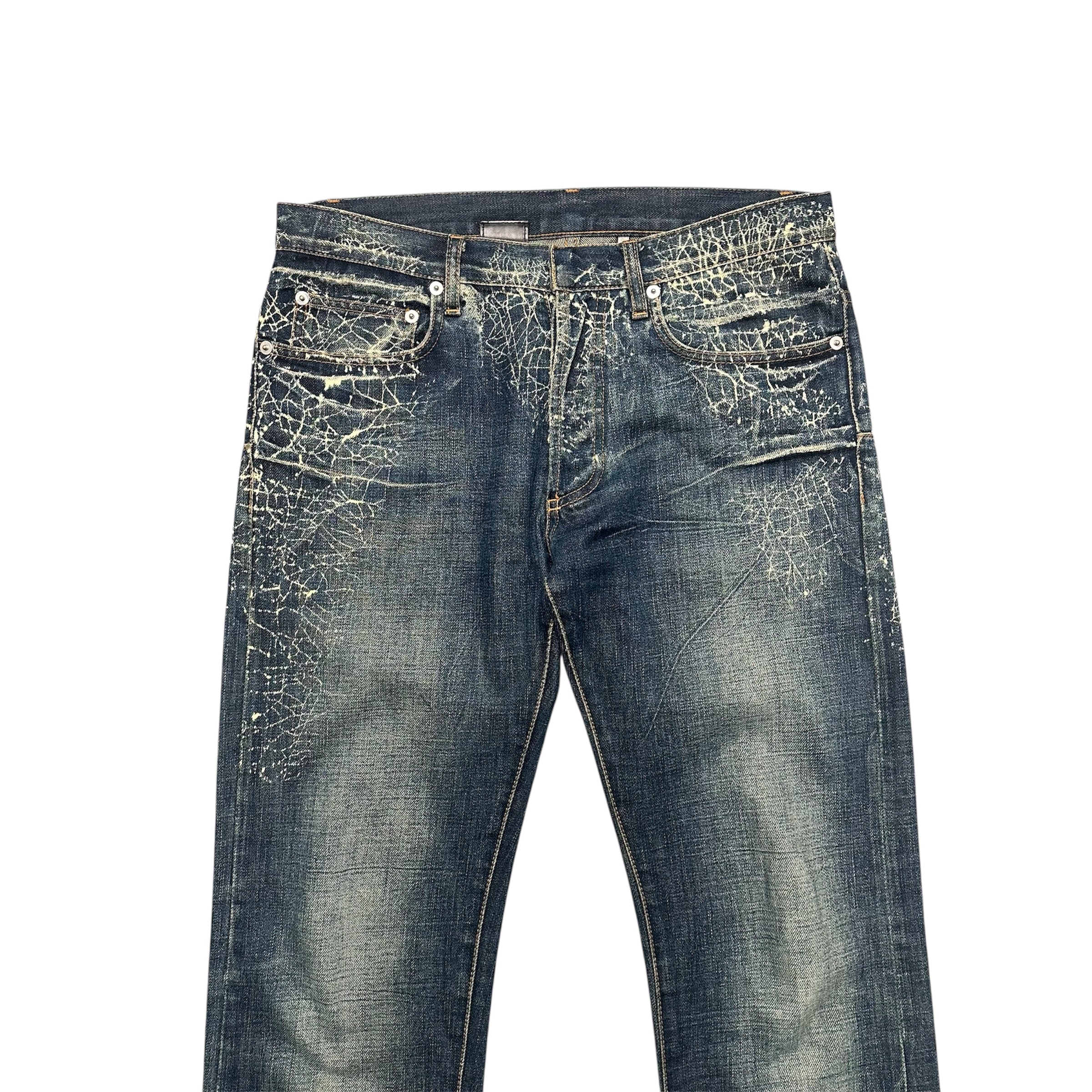 DIOR HEDI ‘07 SPIDER DENIM