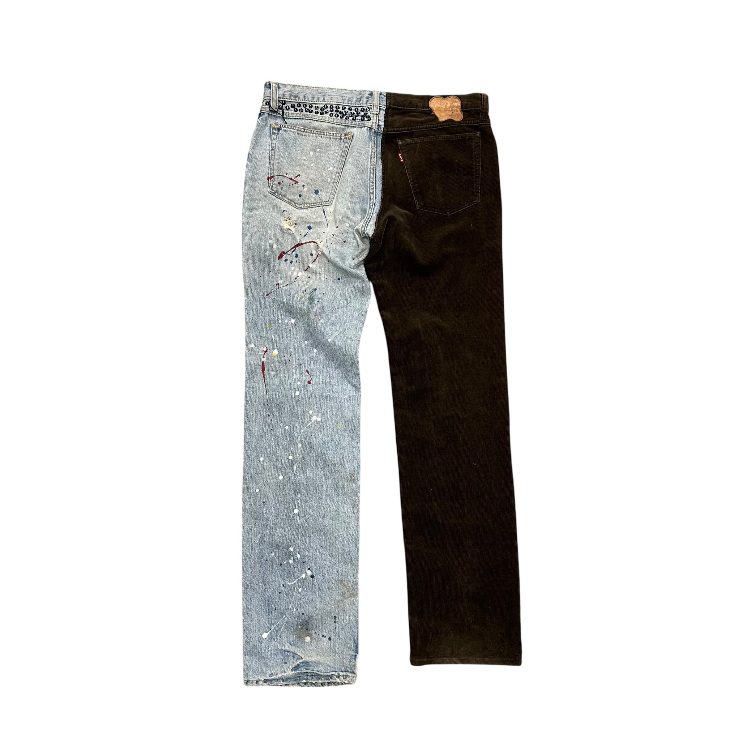 NUMBER (N)INE HYBRID SPLIT DENIM.