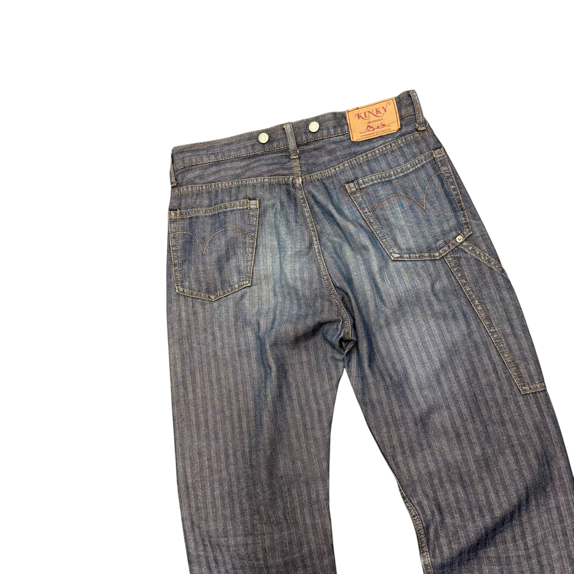 HYSTERIC GLAMOUR HICKORY DENIM.