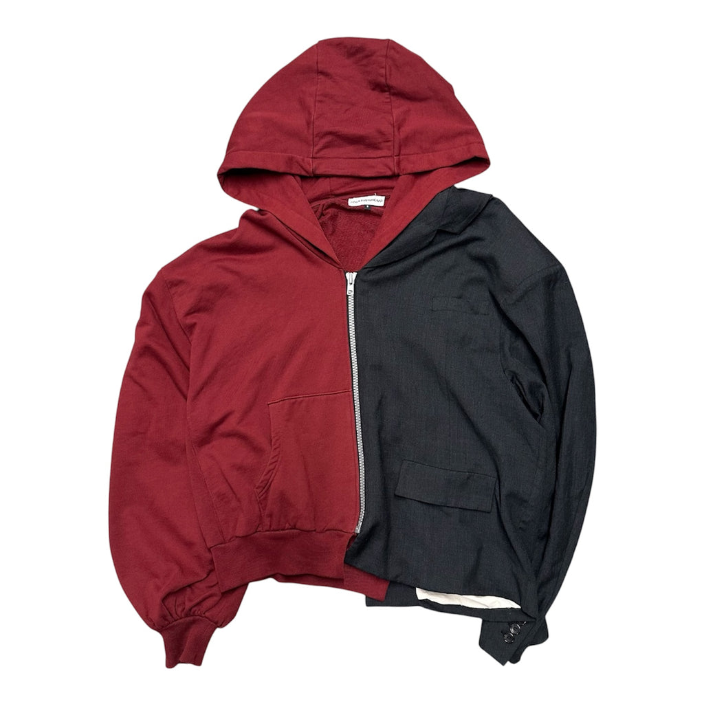 GOSHA RUBCHINSKIY SS2018 HYBRID ‘HOODIE/BLAZER’ JACKET.