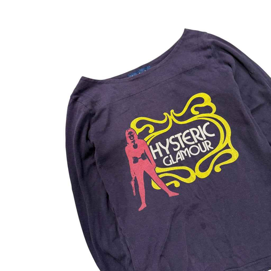 HYSTERIC GLAMOUR PURPLE REVOLVER LONGSLEEVE.