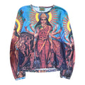 VINTAGE OUT OF WORK DEITIES PSYCHEDELIC LONGSLEEVE SHIRT.