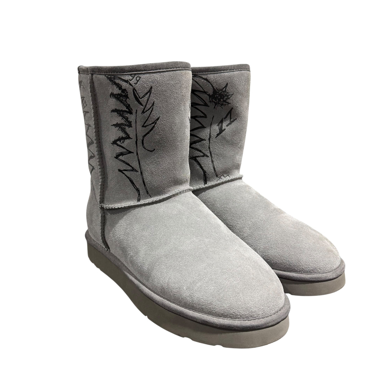 SAMPLE BAZO 1199 GRAY WESTERN COWBOY BOOTS.