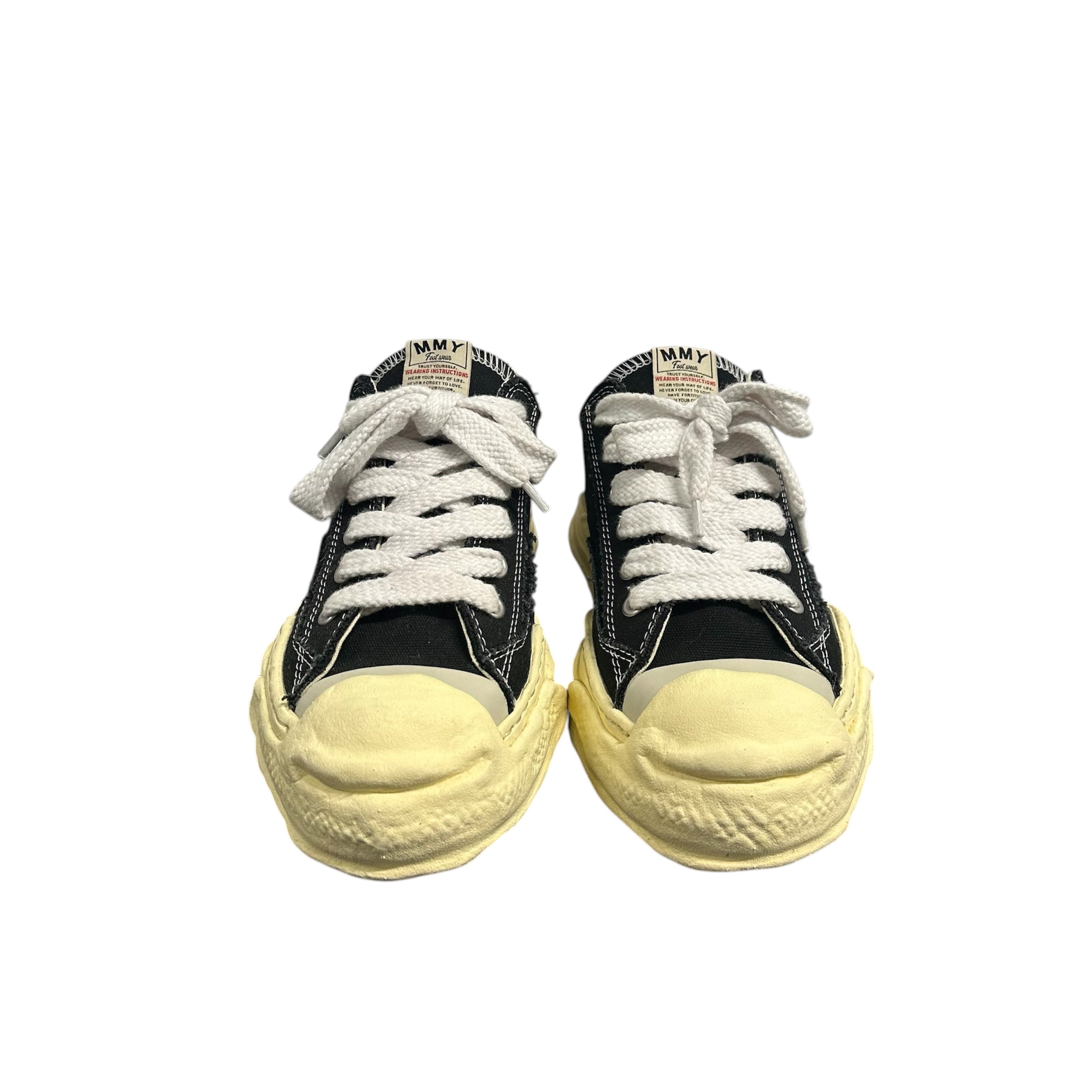 MAISON MIHARA HANK OG SOLE CANVAS SNEAKERS.