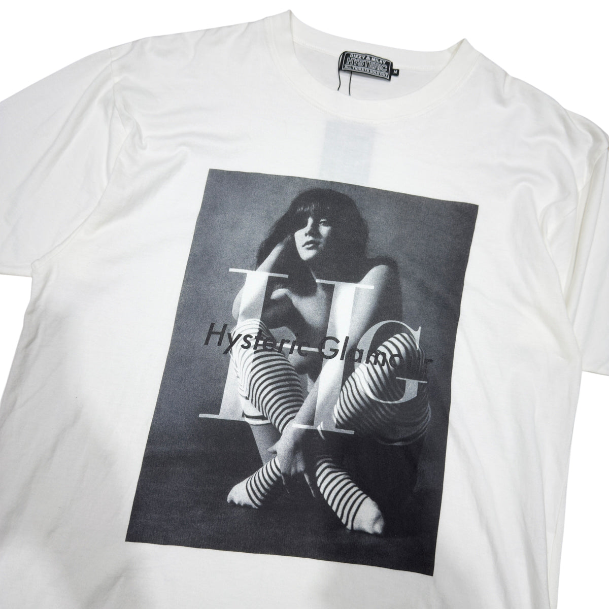 HYSTERIC GLAMOUR “HG” TEE.
