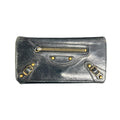 BALENCIAGA CITY NAVY WALLET.