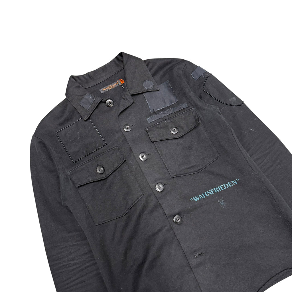KLAUS SS06 “KLAUS” PATCHWORK BUTTON UP SHIRT.