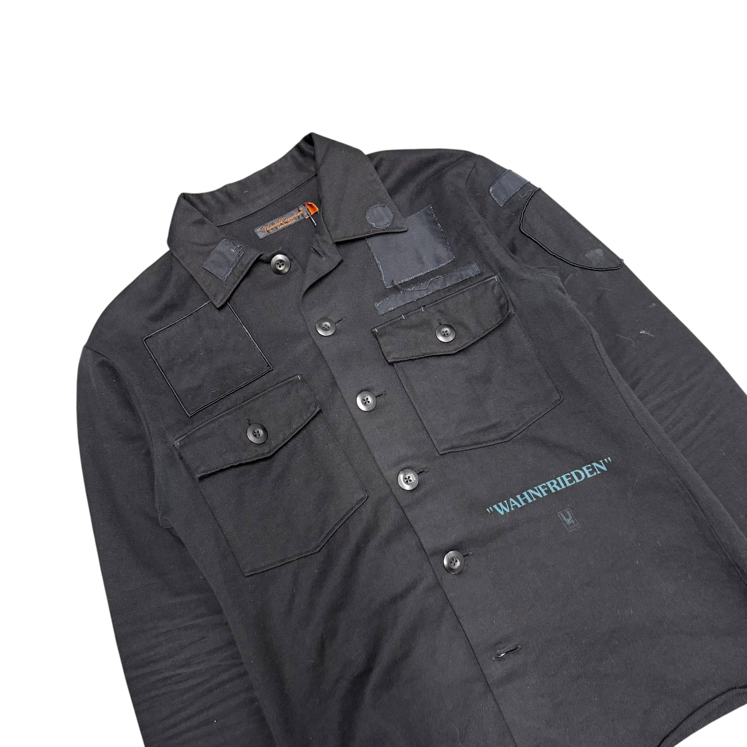 KLAUS SS06 “KLAUS” PATCHWORK BUTTON UP SHIRT.