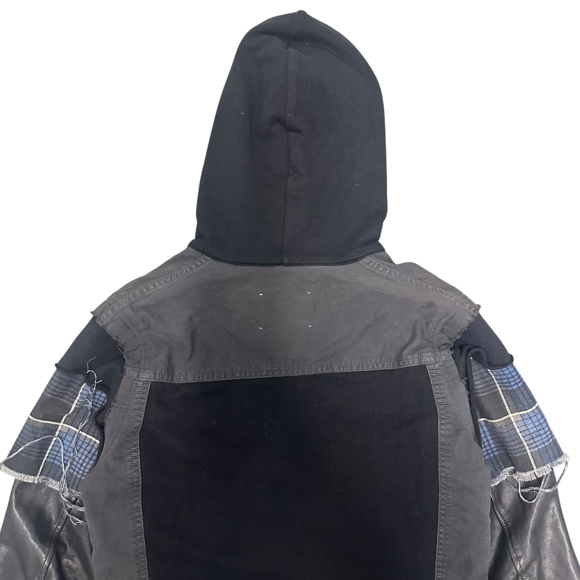 UNDERCOVER SS12 HYBRID LEATHER DENIM JACKET.