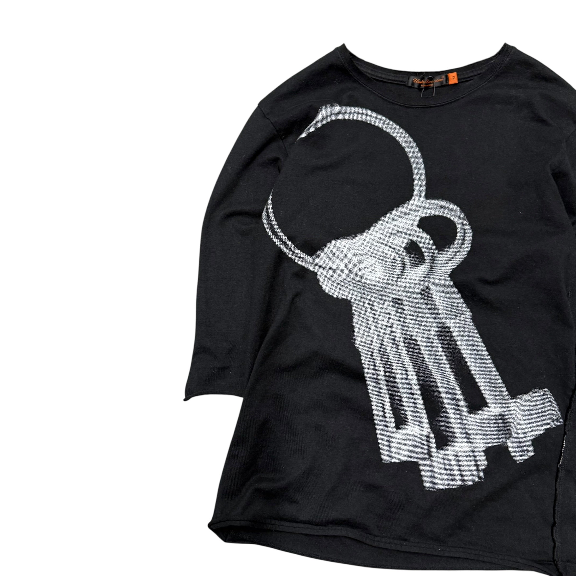 UNDERCOVER AW05 “ARTS & CRAFTS” KEYS RAGLAN SHIRT.