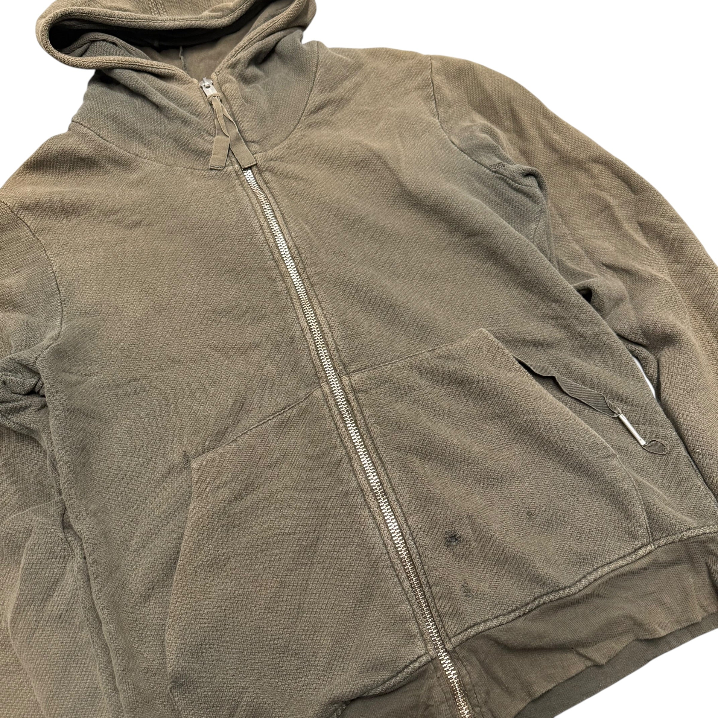 SILENT BY DAMIR DOMA GREEN FOREST ZIP UP.