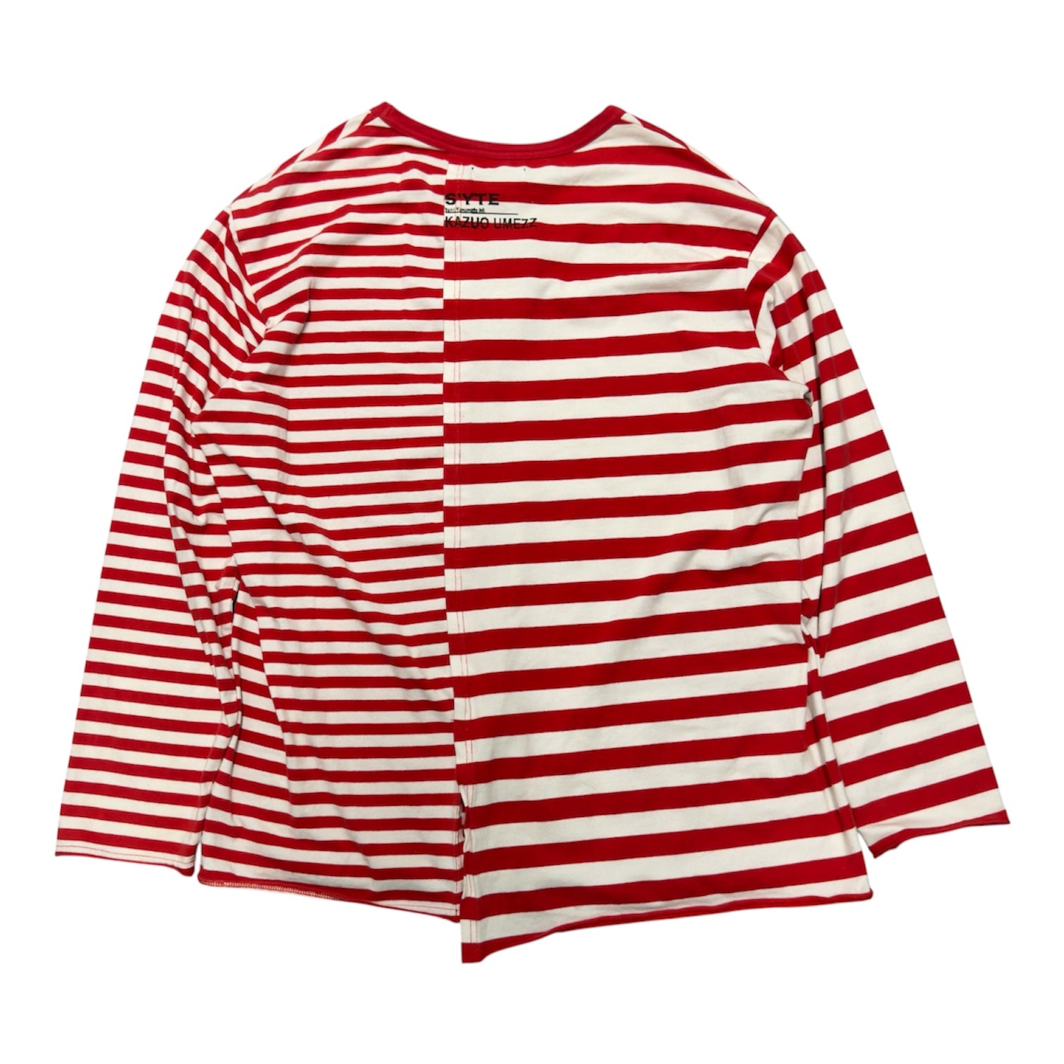 YOHJI YAMAMOTO S’YTE RED LONGSLEEVE SHIRT.