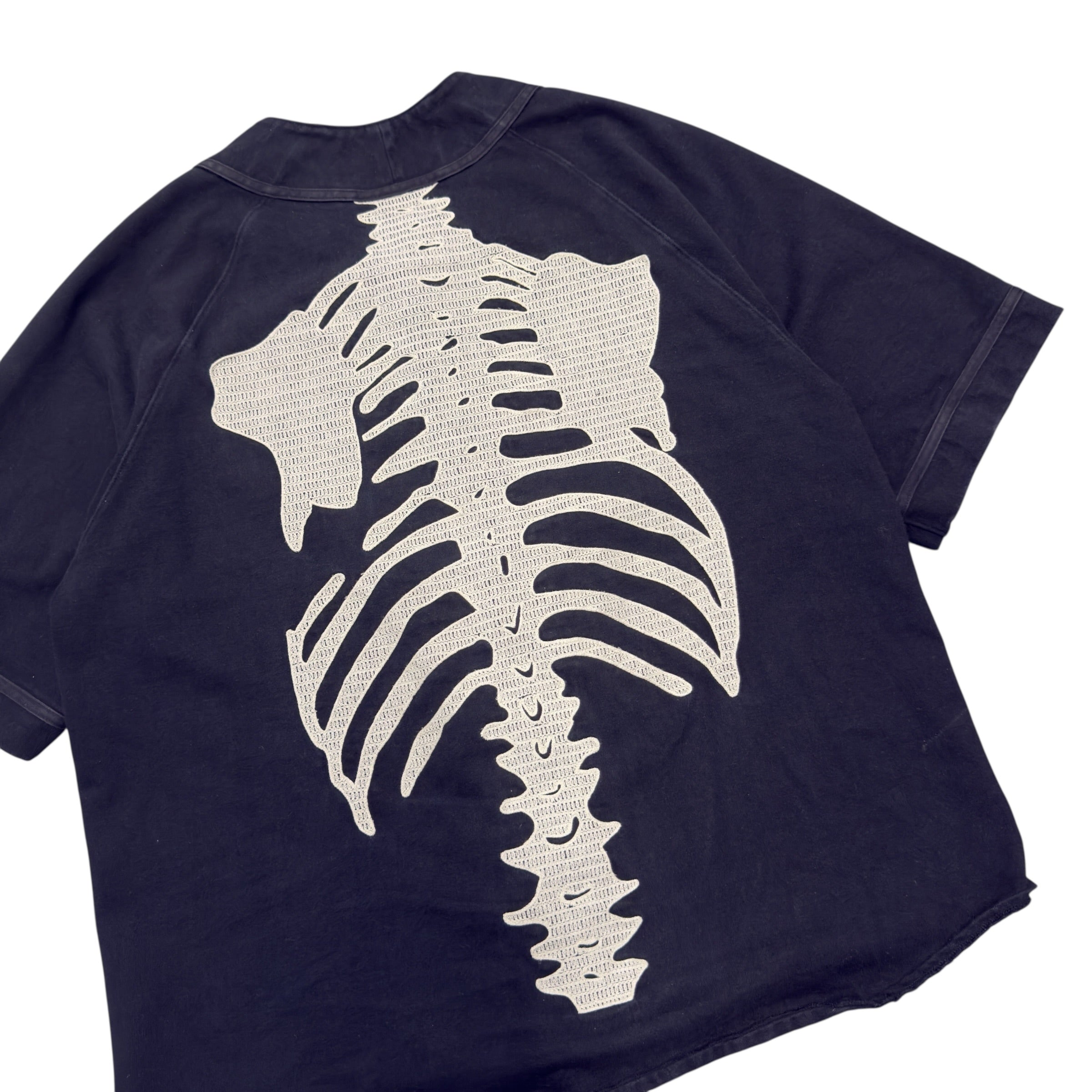 KAPITAL KOUNTRY SKELETON SHORT SLEEVE BUTTONUP.