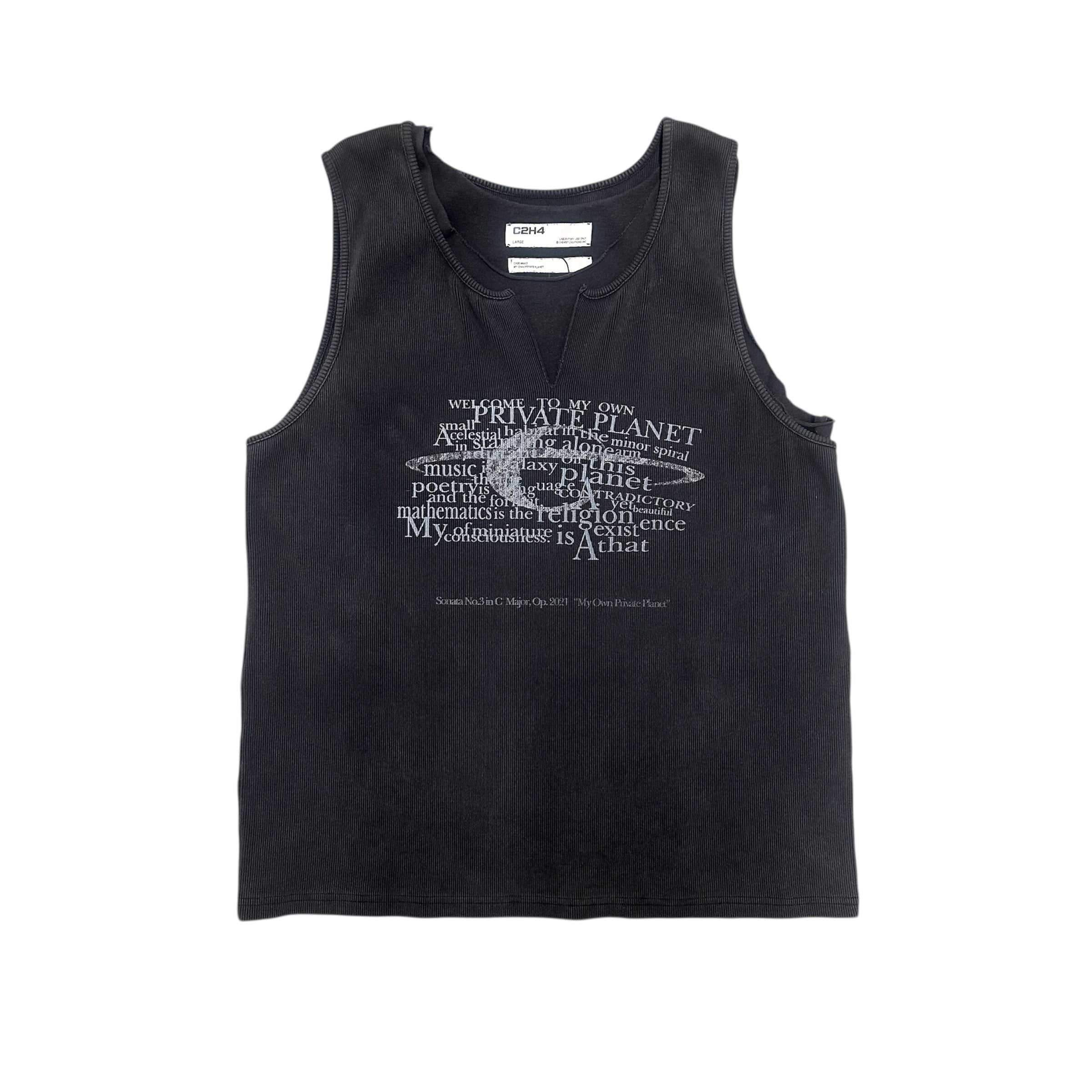 C2H4 DOUBLE LAYERED TANK TOP.