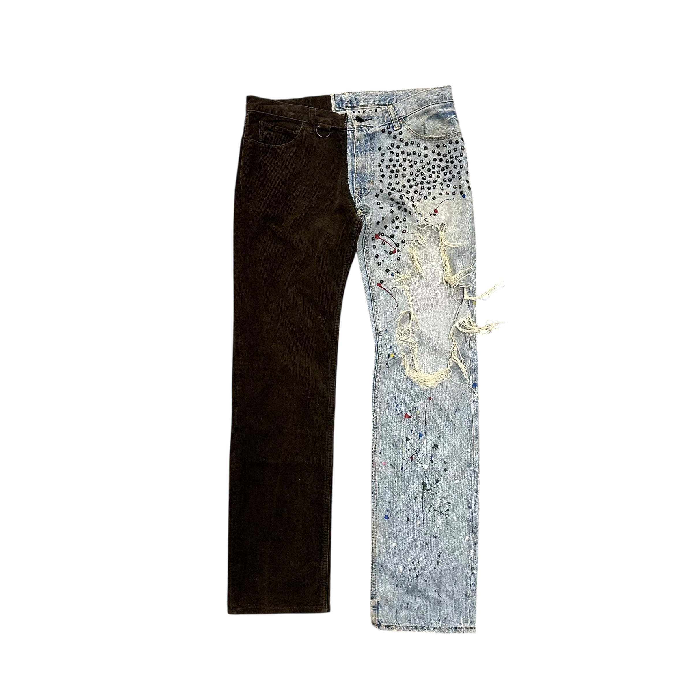NUMBER (N)INE HYBRID SPLIT DENIM.