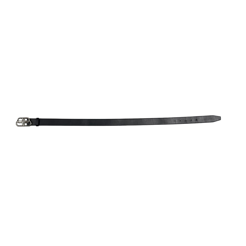 BALENCIAGA DOUBLE B LOGO BELT.