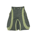 UNCERTAIN FACTOR GREEN LONG SHORTS.